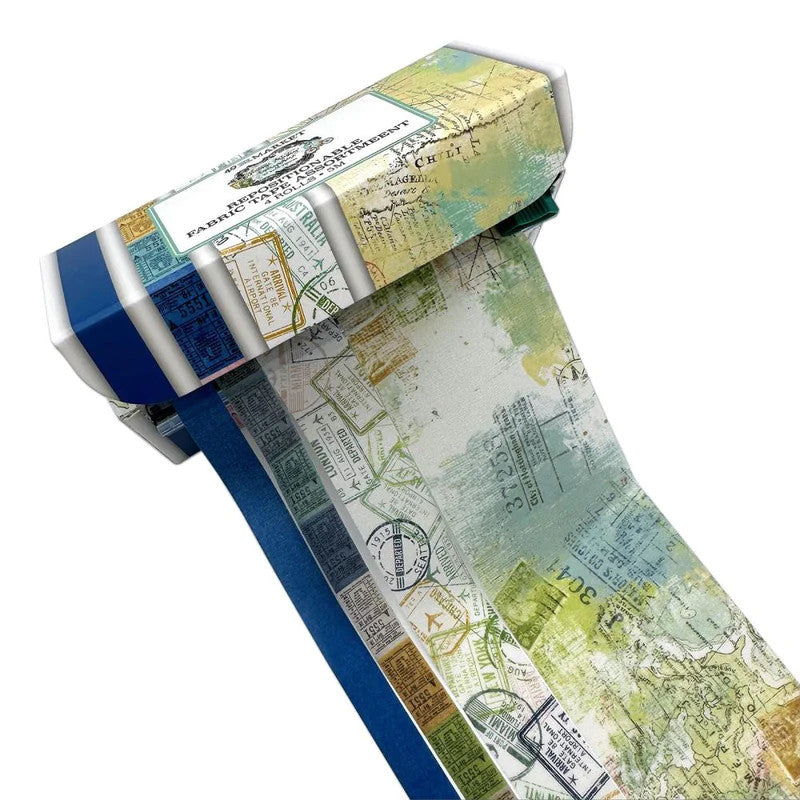 49 en Market Vintage Artistry Everywhere Assortiment stoffen tape